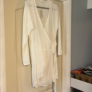White Wrap Dress